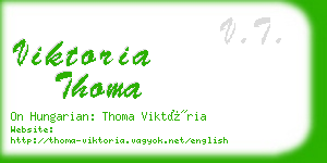 viktoria thoma business card